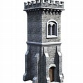Stone Block Castle Tower