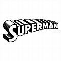 Superman Font Black and White