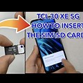 TCL 30 5G Sim Card