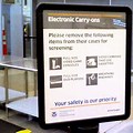 TSA Airport Signs