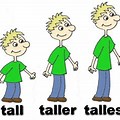 Tall Taller Tallest Boy Clip Art