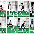 Tension Rope with Lunges Workout