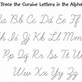 The Whole Alphabet in Cursive
