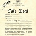 Title Deed Search Online