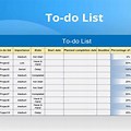 To Do List Tracker. Excel