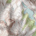 Topographic Map with Contour Lines