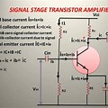 Transistor as Amplifier Output Signal