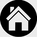 Transparent Home Icon Black Circle