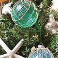 Tropical Glass Christmas Ornaments
