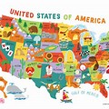 USA Map Kids High Quality