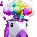 Unicorn Blowing a Kiss Emoji