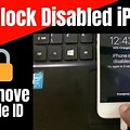 Unlock Disabled iPhone