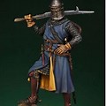 Unpainted Medieval Knight Miniatures