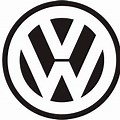 VW Old Logo White PNG