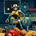 Vintage Science Fiction Robot Art