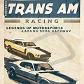 Vintage Trans AM Racing Poster