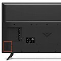 Vizio TV Back Panel Power Connection