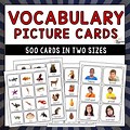 Vocabulary Cards Sample
