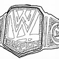 WWE Belt Coloring Pages