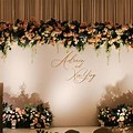 Wedding Backdrop Name Design