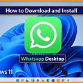 WhatsApp Download for PC Windows 11
