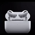 White Air Pods with Grey BG