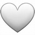 White Heart Samsung Emoji