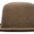 Wide Brim Bowler Hat