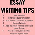 Writing Tips and Ideas