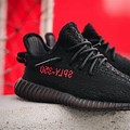 Yeezy Shoes Black and Red