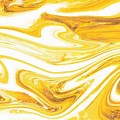 Yellow Liquid Marble Wallpaper