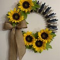 You Are My Sunshine Sunflower Wreath Clothespin