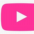 YouTube Pink Logo Black Background