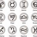 Zodiac Star Signs Symbols