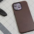 iPhone 14 Leather Case Worn