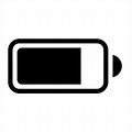 iPhone Battery Icon White and Blue