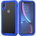 iPhone XR with Blue Phone Case