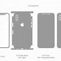 iPhone XS Outline Front and Back