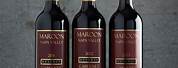 Napa Valley Cabernet Sauvignon Maroon Bottle