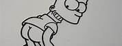 Bart Simpson 2D Wall Art