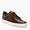 Men Brown Leather Bally Sneakers