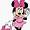 Minnie Mouse On Phone Clip Art
