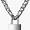 Stainless Steel Padlock Necklace