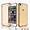 iPhone 7 Clear Gold Phone Case