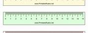 1/8 Scale Ruler Printable
