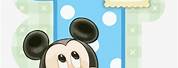 1st Birthday Baby Mickey Mouse Clip Art