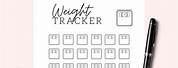 30-Day Weight Loss Tracker