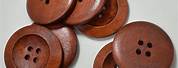 30Mm Brown Wood Buttons