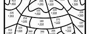 3rd Grade Math Addition Coloring Pages