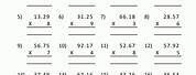 4 Digit Multiplication Worksheet PDF